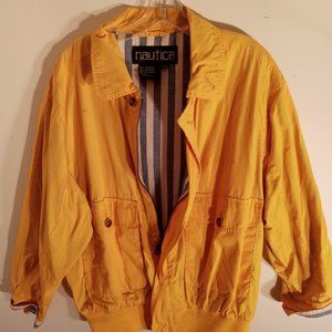 Yellow Vintage Nautica Woman's Jacket